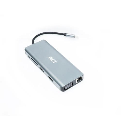 RCT 12-in-1 Type-C Compact Ethernet Hub (SD-11)